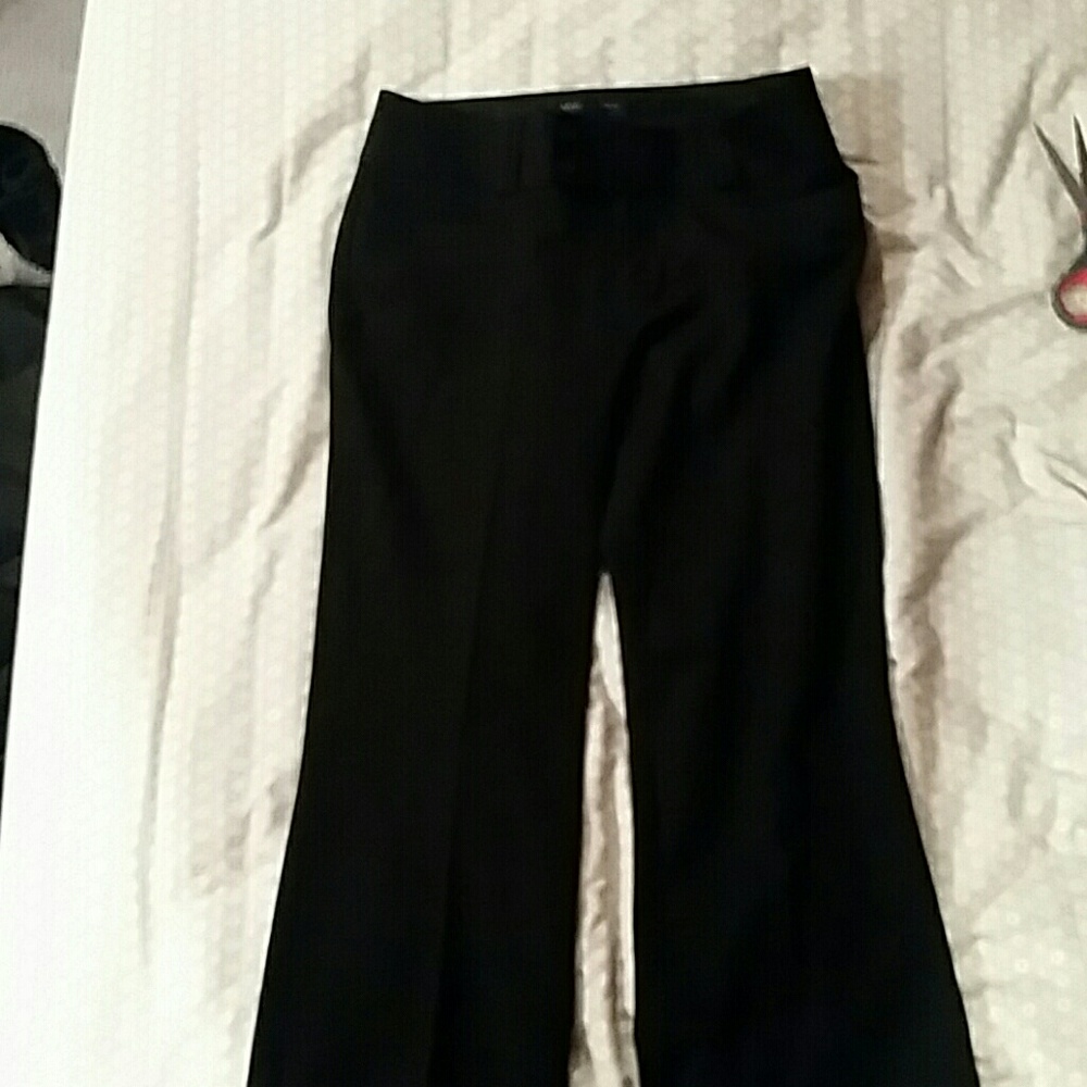 NWT Banana Republic black wide leg pants